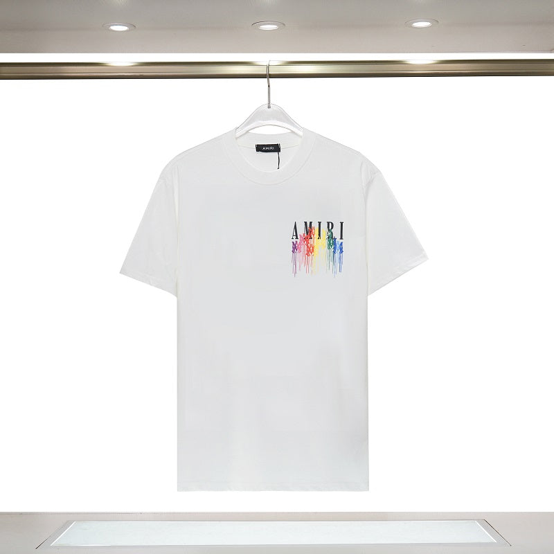 CASA-AMIRI 2025 New High Quality Cotton Flower Logo T-Shirt