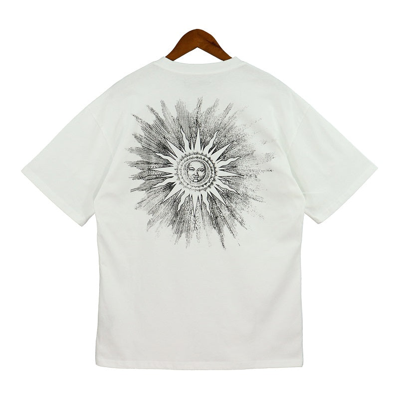 CASA-AMIRI 2025 New High Quality Cotton Flower Logo T-Shirt