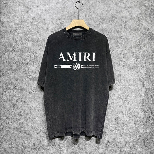 CASA-AMIRI 2025 New High Quality Cotton Flower Logo T-Shirt D081
