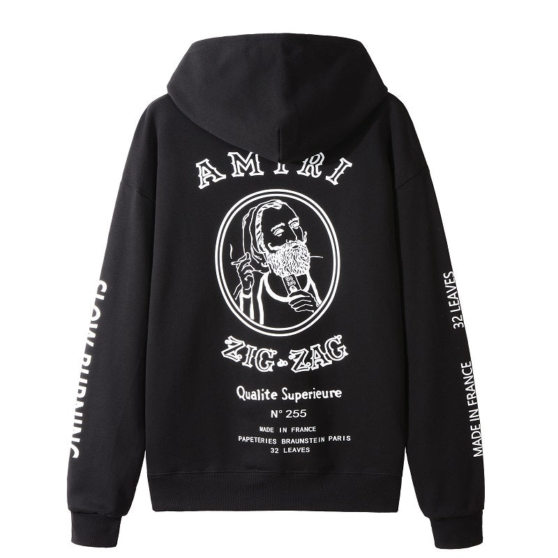 CASA-AMIRI 2025 new high quality cotton classic old man hoodie 3339