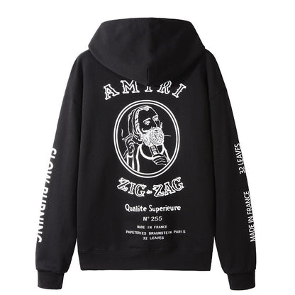 CASA-AMIRI 2025 new high quality cotton classic old man hoodie 3339