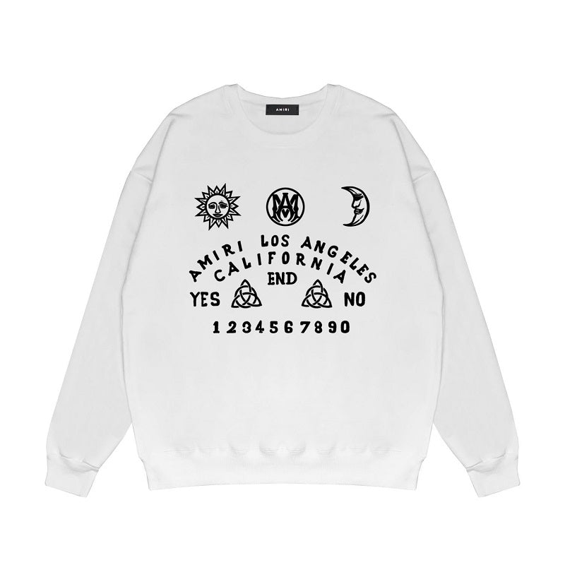 CASA-AMIRI 2025 New Cotton Classic Crewneck Sweatshirt Y073