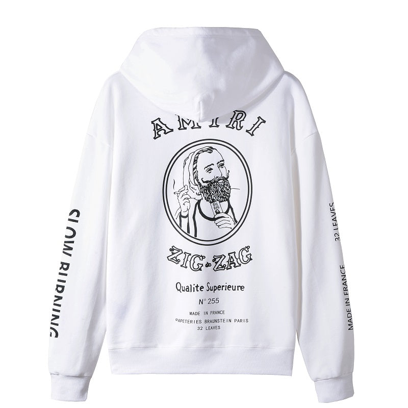 CASA-AMIRI 2025 new high quality cotton classic old man hoodie 3339