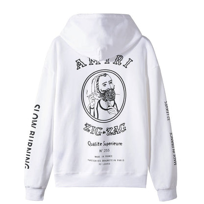 CASA-AMIRI 2025 new high quality cotton classic old man hoodie 3339