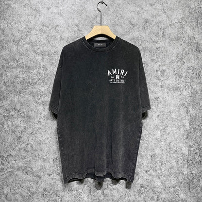 CASA-AMIRI 2025 New High Quality Cotton Flower Logo T-Shirt D056