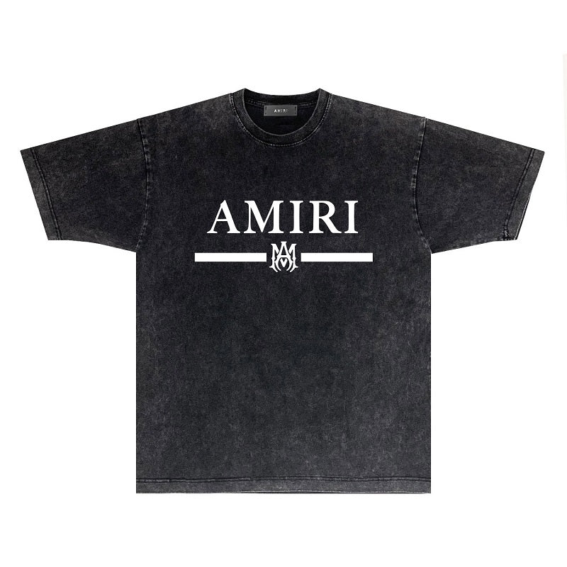 CASA-AMIRI 2025 New High Quality Cotton Flower Logo T-Shirt D002