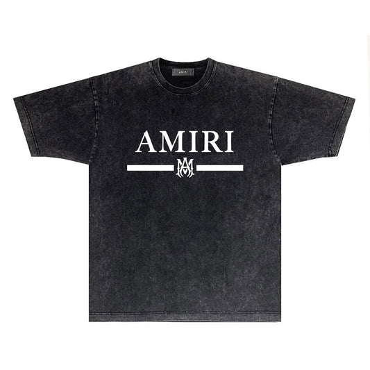 CASA-AMIRI 2025 New High Quality Cotton Flower Logo T-Shirt D002