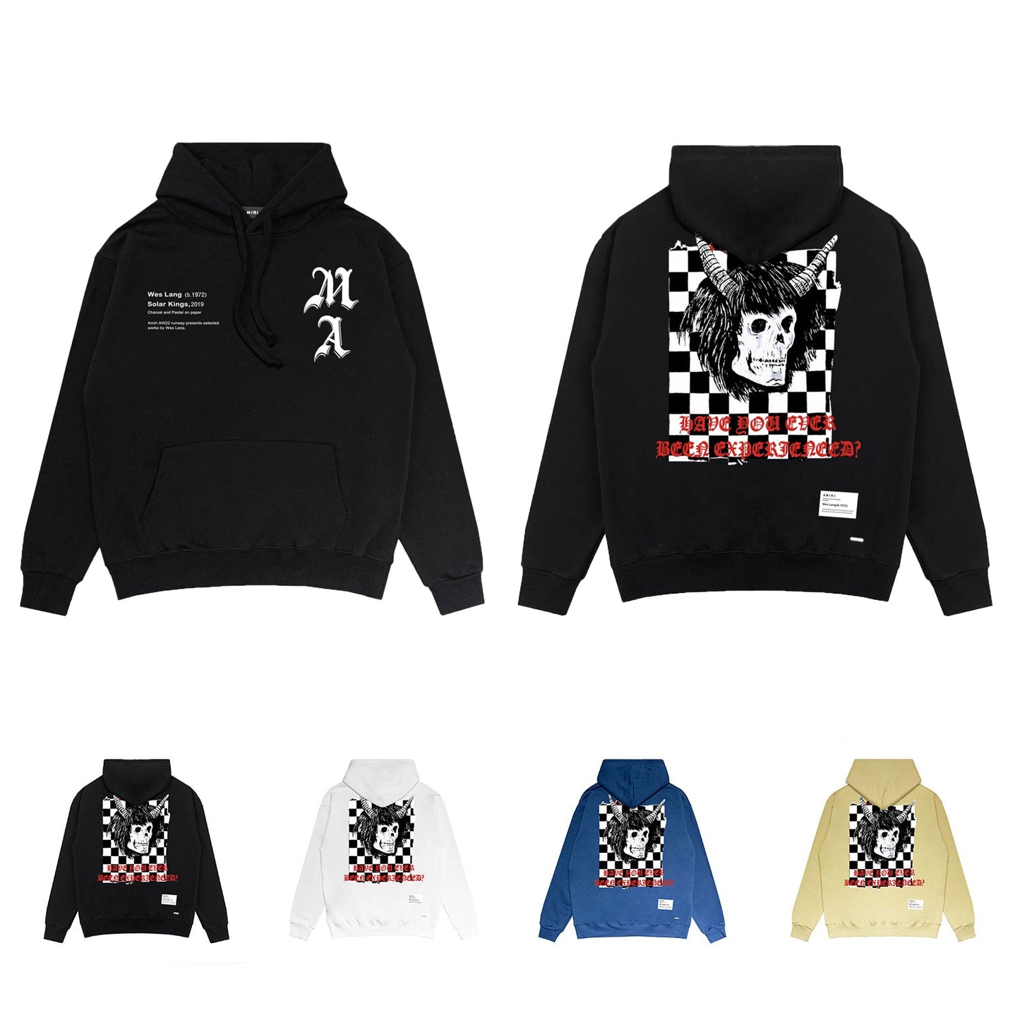 CASA-AMIRI 2025 New Cotton Classic Crewneck Sweatshirt M072