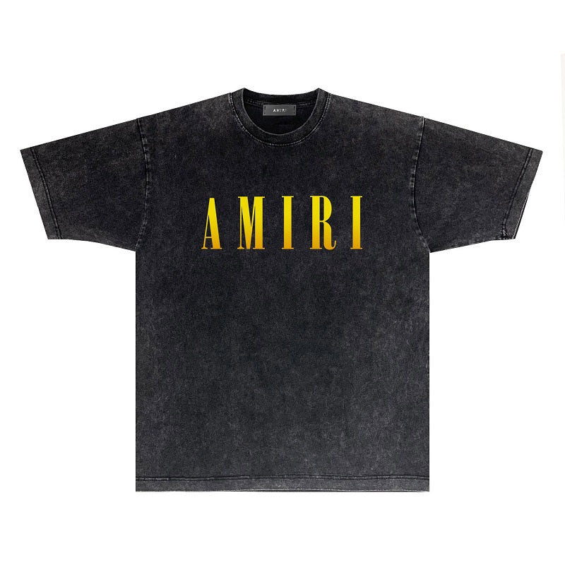 CASA-AMIRI 2025 New High Quality Cotton Flower Logo T-Shirt D039