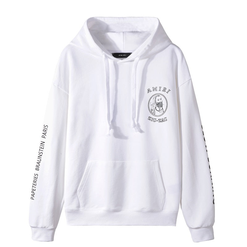 CASA-AMIRI 2025 new high quality cotton classic old man hoodie 3339