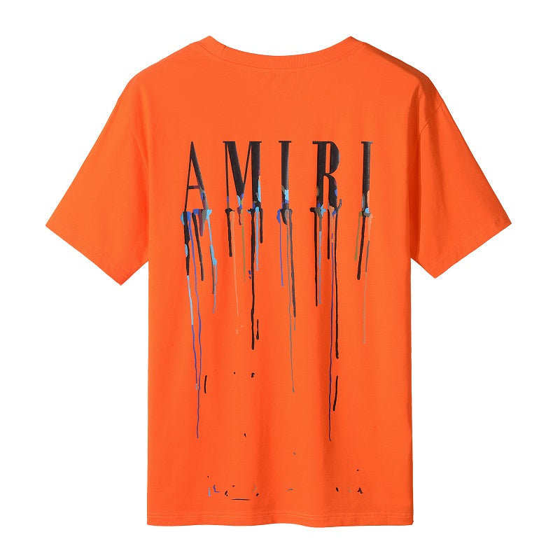 CASA-AMIRI 2025 New High Quality Cotton Flower Logo T-Shirt 2235