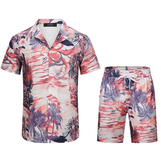 CASA-AMIRI 2025 New Shirt Shorts Set