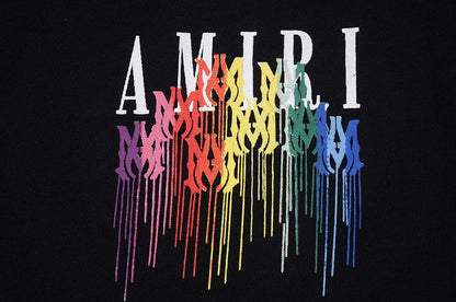 CASA-AMIRI 2025 New High Quality Cotton Flower Logo T-Shirt