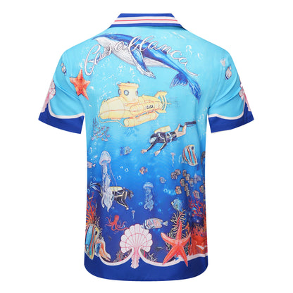 CASABLANCA 2025 New Shirt Shorts Set