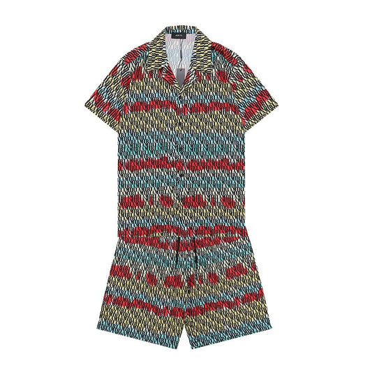 CASA-AMIRI 2025 New Shirt Shorts Set