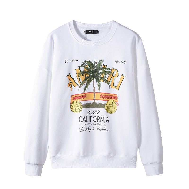 CASA-AMIRI 2025 New Cotton Classic Crewneck Sweatshirt 3347