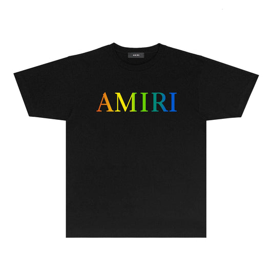 CASA-AMIRI 2025 New High Quality Cotton Flower Logo T-Shirt