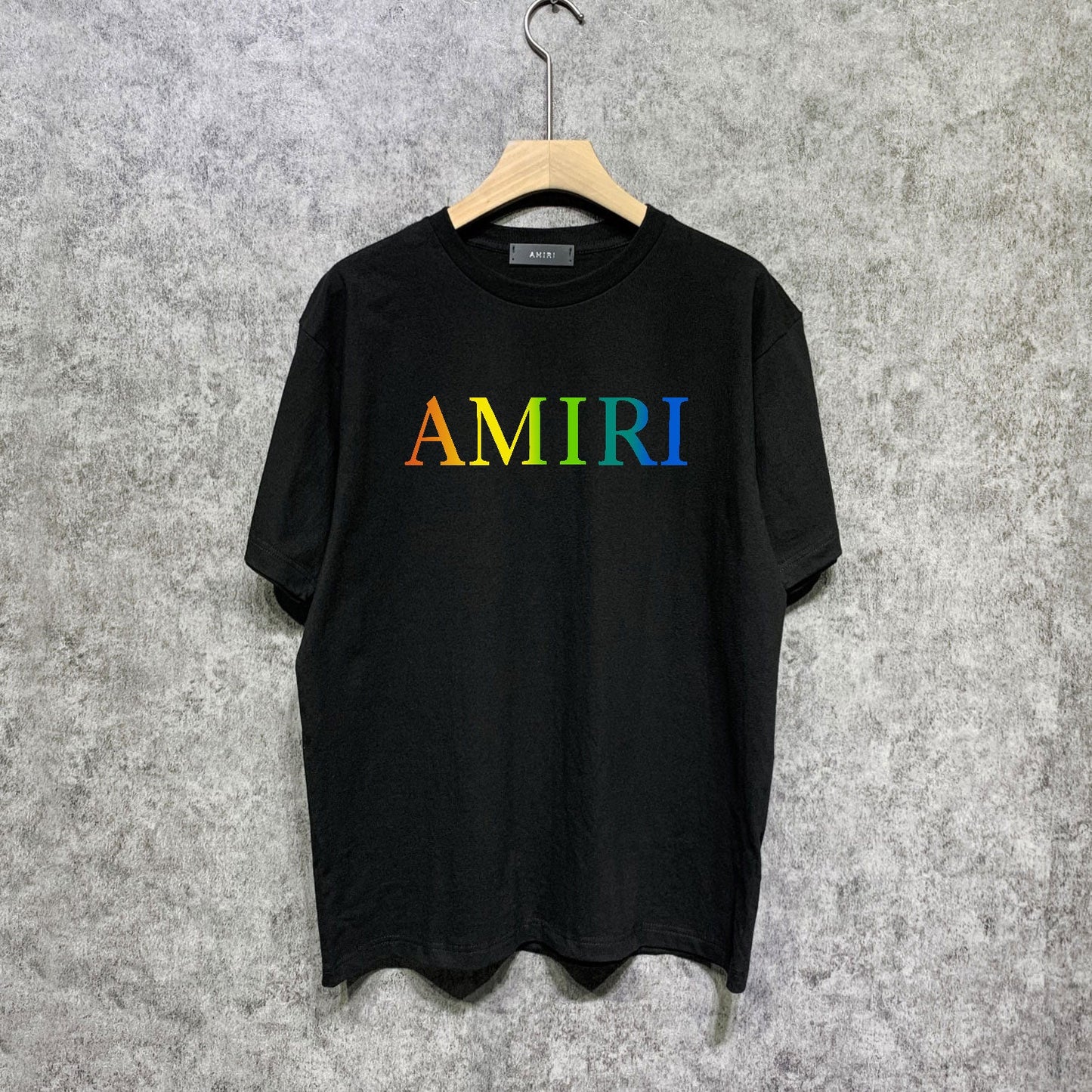 CASA-AMIRI 2025 New High Quality Cotton Flower Logo T-Shirt