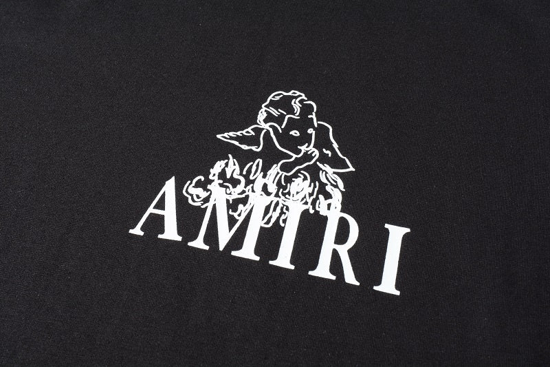 CASA-AMIRI 2025 New High Quality Cotton Flower Logo T-Shirt 2240