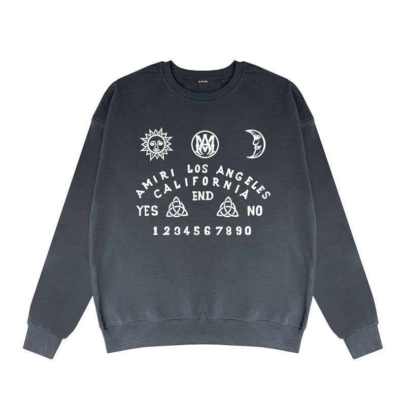 CASA-AMIRI 2025 New Cotton Classic Crewneck Sweatshirt Y073