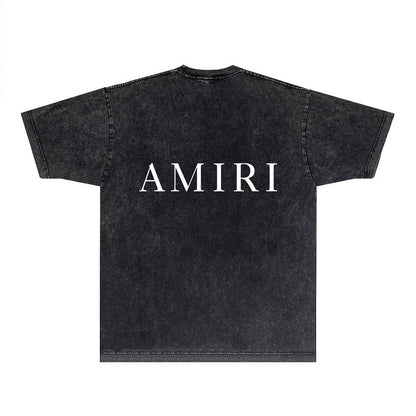 CASA-AMIRI 2025 New High Quality Cotton Flower Logo T-Shirt D003