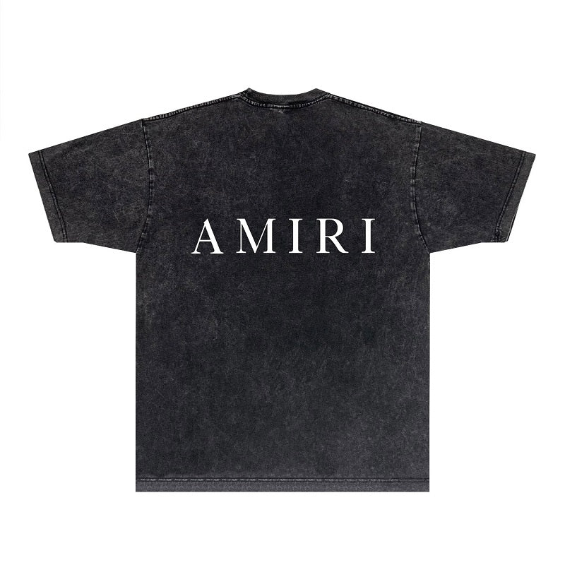 CASA-AMIRI 2025 New High Quality Cotton Flower Logo T-Shirt D024