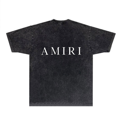 CASA-AMIRI 2025 New High Quality Cotton Flower Logo T-Shirt D024