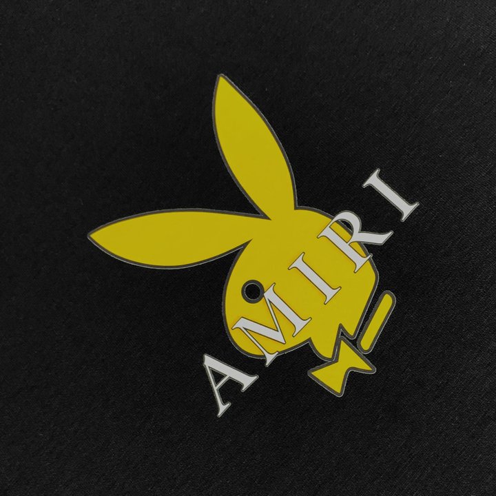 CASA-AMIRI 2025 New High Quality Cotton Flower Logo T-Shirt