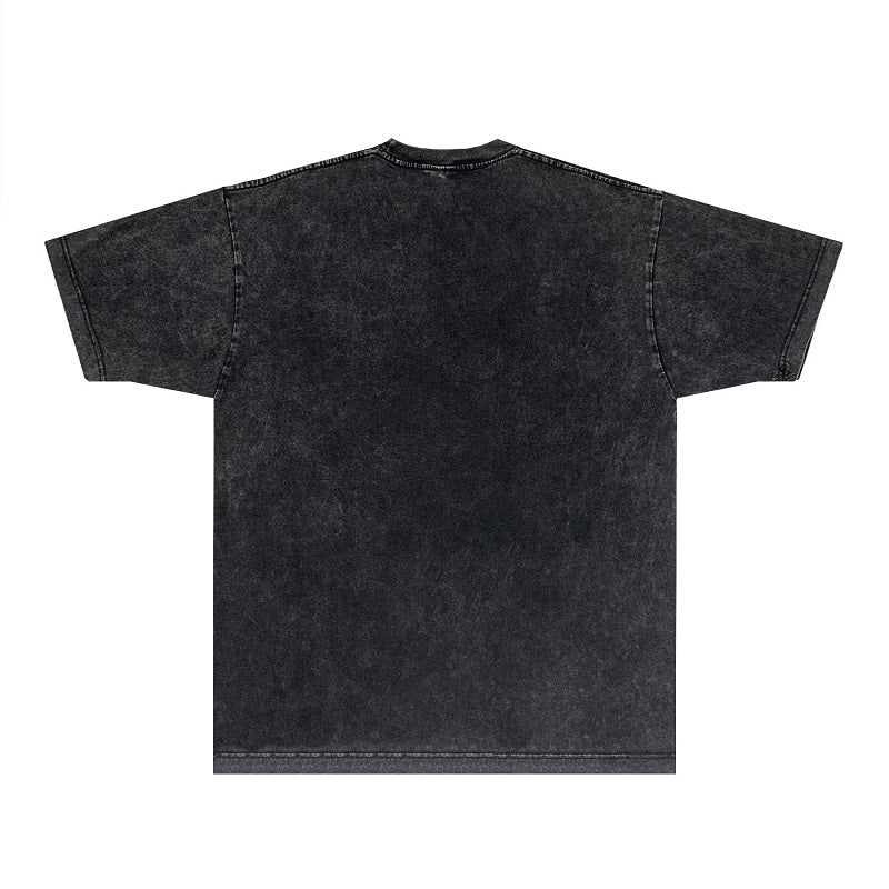 CASA-AMIRI 2025 New High Quality Cotton Flower Logo T-Shirt D002
