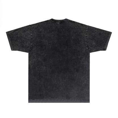 CASA-AMIRI 2025 New High Quality Cotton Flower Logo T-Shirt D002