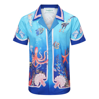 CASABLANCA 2025 New Shirt Shorts Set