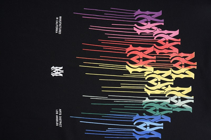 CASA-AMIRI 2025 New High Quality Cotton Flower Logo T-Shirt