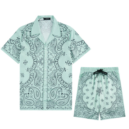 CASA-AMIRI 2025 New Shirt Shorts Set