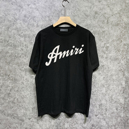 CASA-AMIRI 2025 New High Quality Cotton Flower Logo T-Shirt