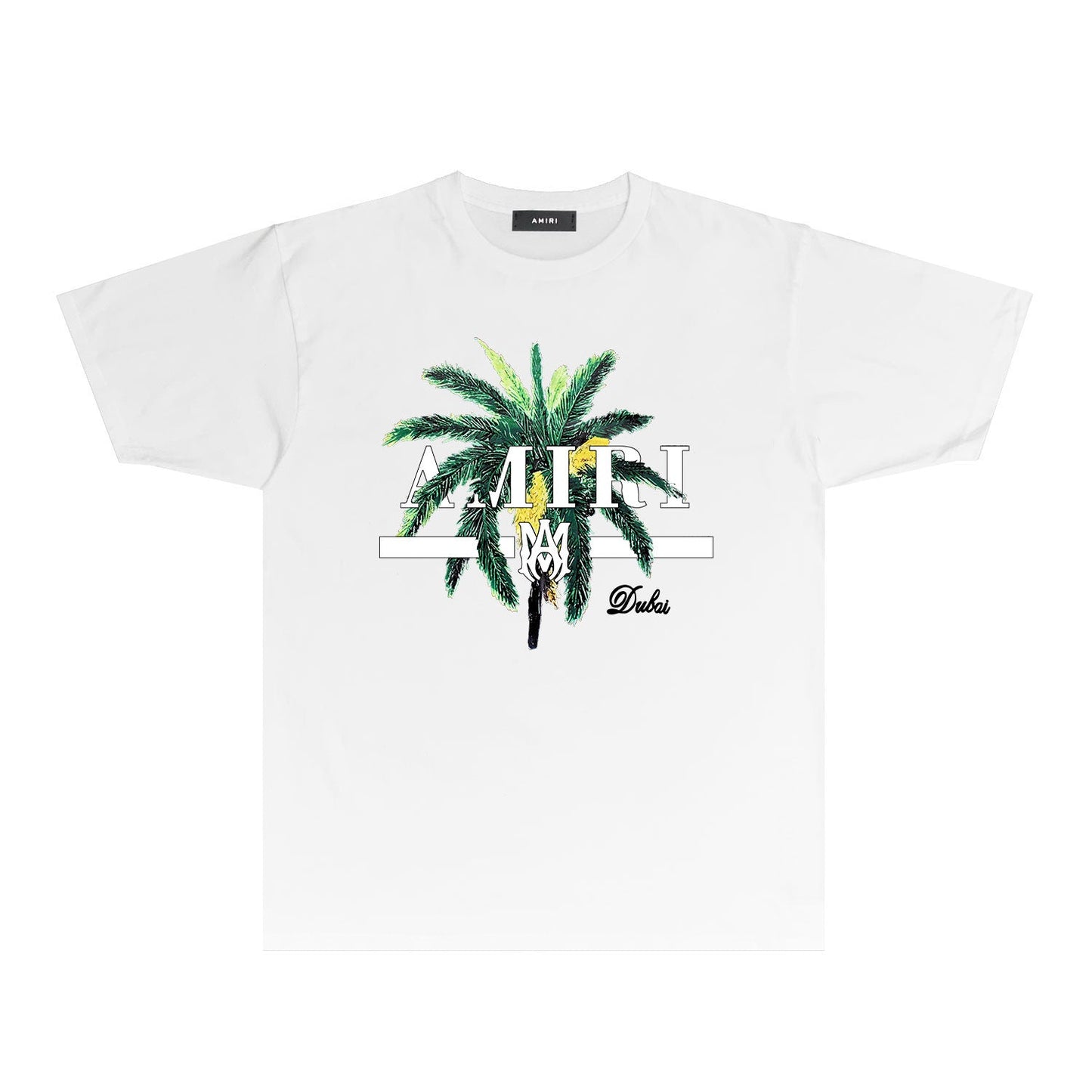 CASA-AMIRI 2025 New High Quality Cotton Flower Logo T-Shirt