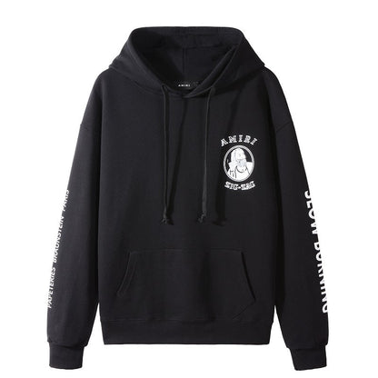 CASA-AMIRI 2025 new high quality cotton classic old man hoodie 3339