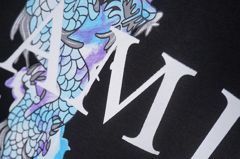 CASA-AMIRI 2025 New High Quality Cotton Flower Logo T-Shirt