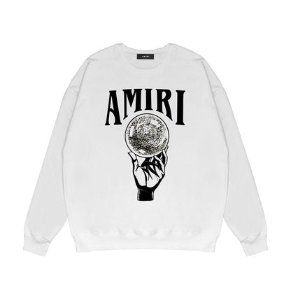 CASA-AMIRI 2025 New Cotton Classic Crewneck Sweatshirt Y074