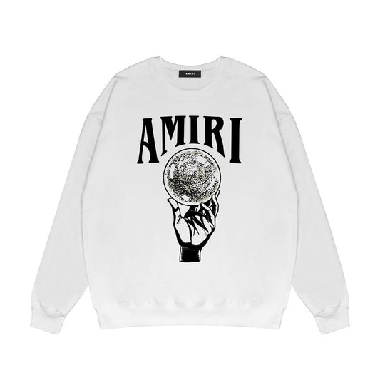 CASA-AMIRI 2025 New Cotton Classic Crewneck Sweatshirt Y074