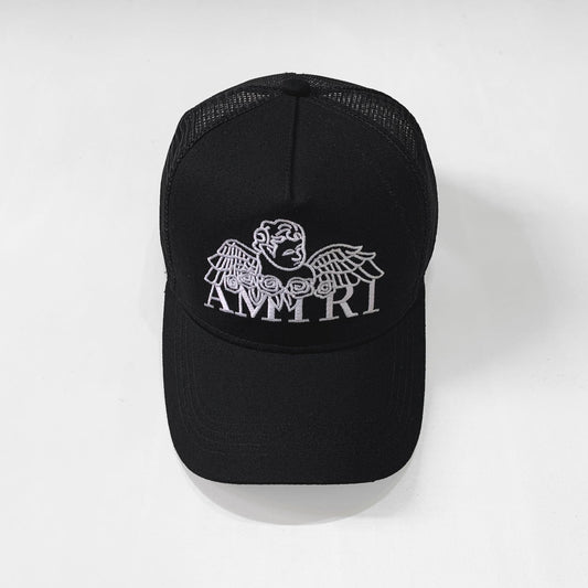 CASA-AMIRI STENCIL TRUCKER HAT