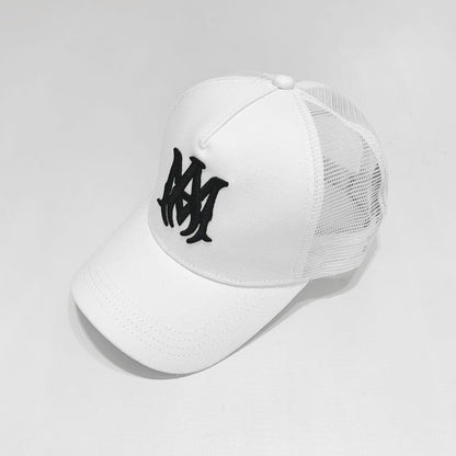 CASA-AMIRI STENCIL TRUCKER HAT