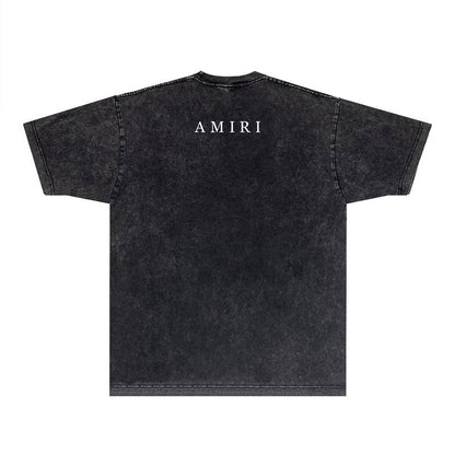 CASA-AMIRI 2025 New High Quality Cotton Flower Logo T-Shirt D084