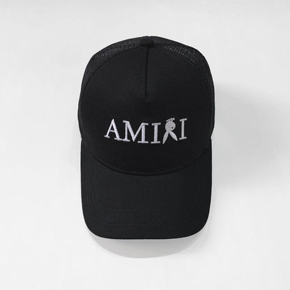 CASA-AMIRI STENCIL TRUCKER HAT