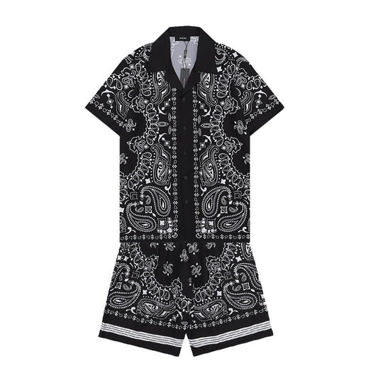 CASA-AMIRI 2025 New Shirt Shorts Set