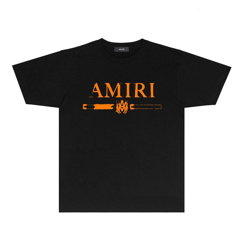 CASA-AMIRI 2025 New High Quality Cotton Flower Logo T-Shirt 081