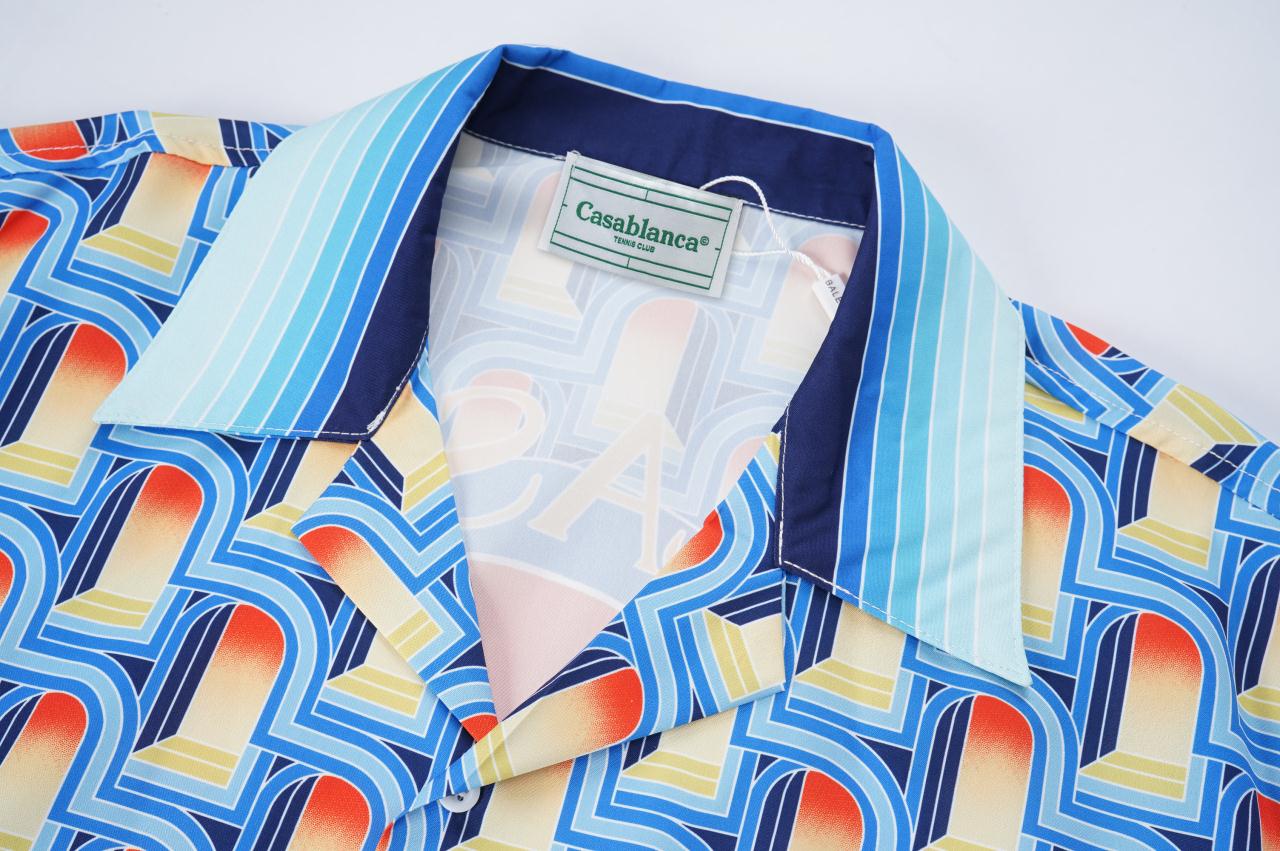 CASABLANCA 2025 New Shirt Shorts Set