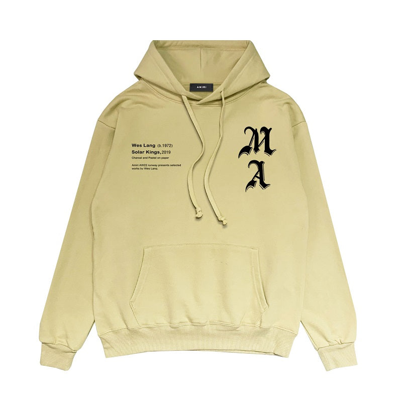 CASA-AMIRI 2025 New Cotton Classic Crewneck Sweatshirt M072
