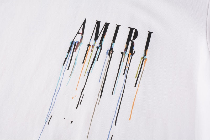 CASA-AMIRI 2025 New High Quality Cotton Flower Logo T-Shirt 2235
