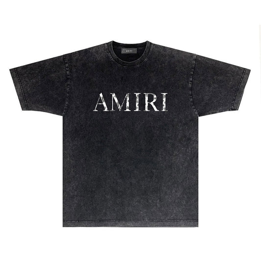 CASA-AMIRI 2025 New High Quality Cotton Flower Logo T-Shirt D013