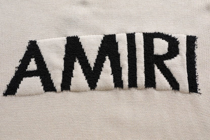 CASA-AMIRI 2025 NEW distressed sweater